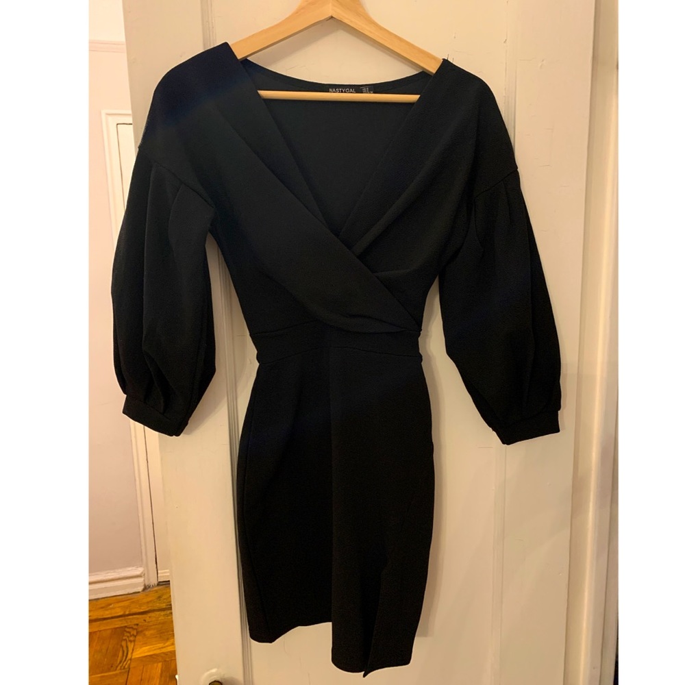 NastyGal Black Mini Dress